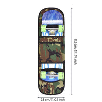 Skateboard Backpack Wear-Resistant Double Kick Skateboard Bag Lightweight Longboard Carrying Bag for Skateboarders