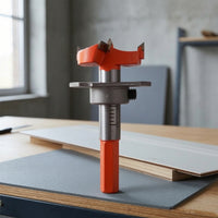 Hinge Drill Bit 35mm Hinge Boring Bit Tool Adjustable Drilling Depth Rust-Proof for Cabinet Makers, Furniture Repair