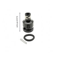 Heavy-Duty Impact Wrench Adapter Knurled Grip Drill Chuck Setup Adapter with Pin Impact Driver Chuck