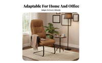 Reclining Function Cantilever Office Chair Sled Base Computer Seat Ergonomic High spine for managerials, Students, Adults, Conference Room, Working, Studying, Relaxing
