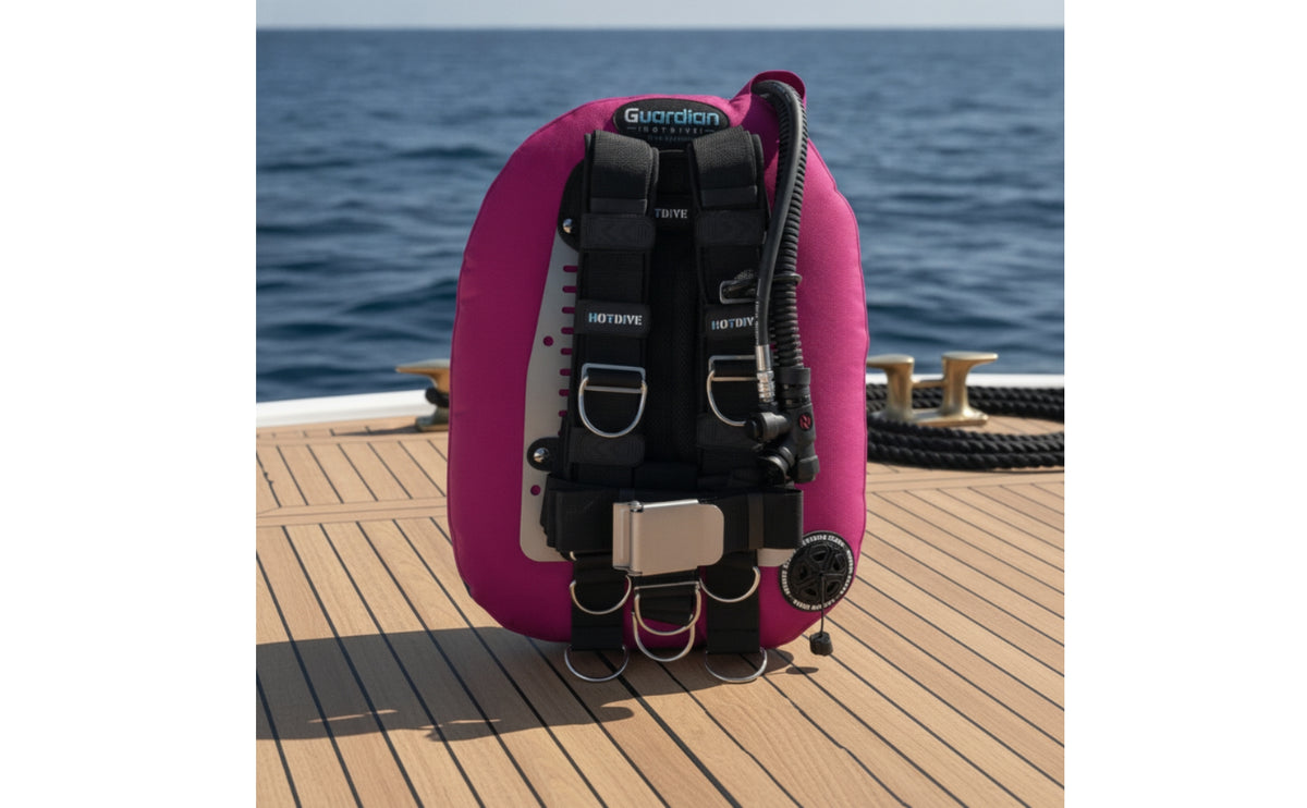 Streamlined Back-Inflation BCD Streamlined Scuba Harness with Bladder Adjustable Gear Long-Lasting for Recreational Divers