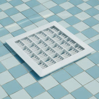 Square Pool Main Drain Cover Louvered Pool Drain Cover Slimline Flat