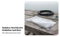 Stainless Steel Cord Tie High-Temperature Withstand Ant Automatic-Locking Metal Strap Automatic-Locking Metal Tie Rust-Withstand