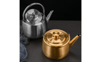 Induction Cooktop Kettle Arched Handle Stainless Steel Pot Attached Lid Household Cookware for Gas Cooktop