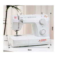 Electric Sewing Machine Built-in Light Compact Tabletop Sewing Machine Household Appliance Metal Frame