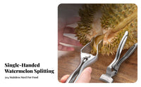 Water Fruit Splitter Thickened Design Water Fruit Crack Ing Pliers Stainless Steel Fruit Splitter Easy to Use Fruit Tool