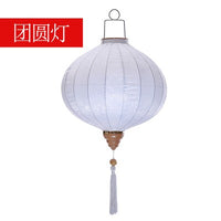 中秋国庆商场大型布景白色挂灯节日婚礼装饰户外防水灯越南灯笼