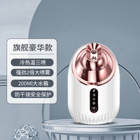 冷热双喷蒸脸仪纳米补水喷雾器面脸部家用蒸汽机美容院专用蒸脸器 A