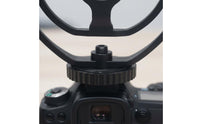Camera Hot Shoe Mic Mount Lightweight Mic Clip PP Material Audio Device Damping Holder for Videographers, Interview Audio Production