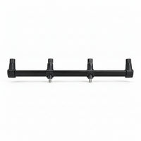 Fishing Rod Support Crossbar Black Four-Head Rod Holder Straight Horizontal