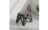 Foldable Design Plastic Collapsible Stool Space-Saving Collapsible Plastic Stool Lightweight Small Folding Bench Sturdy and Long-Lasting for Children, Toddlers, Camping, Picnic, Outdoor, Bathroom