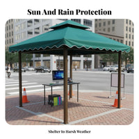 Fourleg Pavilion Rainproof Heavy-Duty Advertising Tent Waterproof Commercial Canopy for Businesses, Families, Parks, Outdoor Events, Garden