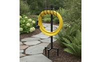 Garden Hose Stand Metal Freestanding Hose Rack Organizer Outdoor Heavy Duty for Gardeners, Yard, Patio