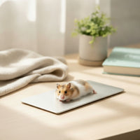 Hamster Cool Plate Metal Aluminum Cooling Plate Hamster Cooling Mat Flat for Hamsters