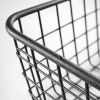 Wire Storage Baskets for Organizing, Metal Wire Storage Baskets 28x22x12cm, Metal Storage Baskets for Kitchen, Iron Wire Storage Basket Medium