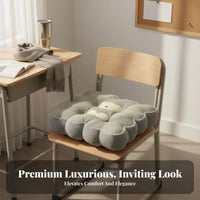 Thickened Luxuriously Soft Pillow Supportive Cute Chair Pad Skin-Friendly for Students, Office Workers, Classroom, Floor, Dorm Room