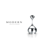 摩登MODERN轻奢不锈钢手工抛光水滴烛台摆件高端家居餐桌装饰礼品 C款单个