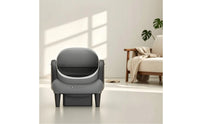Open-Front Smart Litter Box with App Control Spacious Pet Appliance Reusable for Apartments