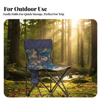 Foldable Design Zippered Pouch Stool Folding Camp Seat Compact Size Outdoor Gear Lightweight for Commuters, Travelers, Fishing, Camping, Travel, Picnics