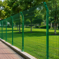 Animal-proof Wire Mesh Fence, Green, Double Wire, High Security, Rust-proof, Powder Coated