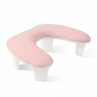 Curved Nail Arm Rest Ergonomic Design Manicure Hand Rest Stand Space Saving Wrist Support Cushion for Manicurists