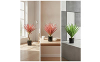 Artificial Potted Plant Authentic-Seeming Artificial Plant in Pot Realistic for Shelves, Countertops, Window Displays