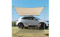 Non-Slip Grip Vehicle Side Tent Pole Holder Easy Installation Car Awning Pole Clamp Paint-Safe Roof Mounting Bracket Wear-Resistant for Overlanders