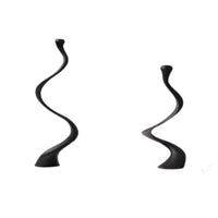 Spiral Candle Holder Minimalist Abstract Candle Stand Sculptural Home Decoration