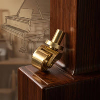 Piano Leg Wheel Cylindrical Top Triangular Piano Leg Caster Round Collar