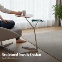 Nordic Design Three-Legged capsule Chair designerNordic-influenced Single Sofa Statement Piece Indoor Seating distinctive Shape for Interior Designers, Apartment Dwellers, Living Room, Balcony, Lounge Area, perusing corner