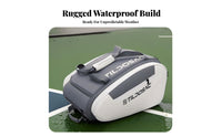 Structured Backpack-Style Paddle Bag Padded Pickleball Backpack Bag Carrying Handle Hanging Hook