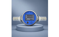 Electronic Impeller Volume Meter Industrial Volume Meter with Digital Screen Non-Viscous Flowmeter for Plumbers, Plumbing