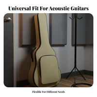 Padded Guitar Backpack Adjustable Straps Padded Guitar Bag Musical Instrument Accessory Comfortable Carry Handle for Storage