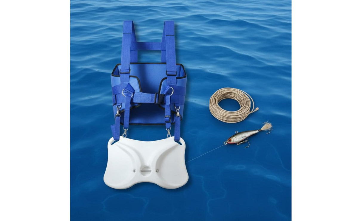 Boat Fishing Belt Set with Padded Fighting Belt and Harness for Deep Sea Anglers