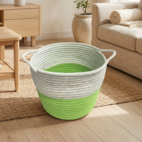Laundry Basket for Home Organization, Hand Woven Storage Basket Set of 3, Simple Hanging Basket for Toy Storage, Versatile Plant Basket Decor