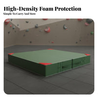High Jump Landing Pad Impact Absorption Thick Crash Landing Pad Thickened Cushioning Thick Foam Crash Mat for Gymnasts, Kids, Dojo, Home Gym, Playroom