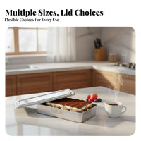 Rectangular Pan with Lid multipurpose Rectangular food container with Lid for Caterers