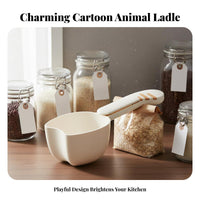 Bag Fastener Rice Ladle Creative Design Multifunctional Grain Ladle Cat Shaped Measuring Spoon Easy to Clean Kitchen Utensil