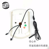 动感单车电子表汗马显示仪健身车心率测速度卡路里计数器佳诺配件 A 方圆接口测速度和心率