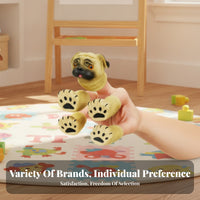 Textured Animal Finger Puppet Molded Vinyl Finger Puppet Hand-Eye Coordination Children's Plaything Storytime Play