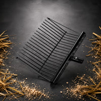 Detachable Manure Fork Lightweight Muck Rake Angled Tines Manure Fork for Barn