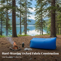 Wind-Filled Lounger No Pump Required Wind-Filled Air lounger Lightweight Inflatable Couch for Campers, outsidedoor event & moveers, Camping, Music outsidedoor events, Beach