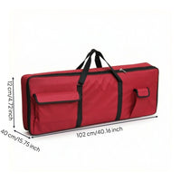61 Key Keyboard Bag Shock Resistant Keyboard Bag with Shoulder Strap Heavy Duty for Students, Travel, Rehearsals, Music Lessons