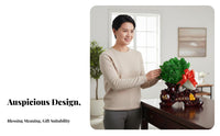 Bai Wealth Sculpture Housewarming Gift Chinese Bai Wealth Sculpture Chinese Cabbage Statue Auspicious Symbol