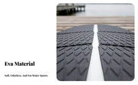 8 Pieces Wave-Riding Board Traction Pad Waterproof Paddleboard Grip Mat Foam Deck Grip Non-Slip Wave-Riding Board Pad