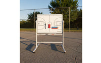 Folding Stand Board Foldable Basketball Board Sports Whiteboard Teaching Aid Long-Lasting for Training, Classroom