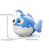 Sound Activated Electric Clownfish Toy Rounded Edges Light-up Clownfish Toy Plastic Finish Electronic Electric Aquatic Creature Auto Driving for Children