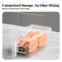 Stackable Produce Crisper Crispness-preservingKeeping Refrigerator Container