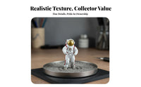 1:64 Miniature Astronaut Figure Collectible 1:64 Miniature Astronaut Figurine Taikonaut Model High Intricacy Miniature Astronaut