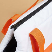 Pet Carrier Travel Bag for Cat Travel, Color Block Soft Sided Open Top Polyester Carrier Bag, Outdoors Pet Carrier with Sturdy Shoulder Strap